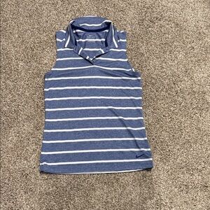 XS Nike golf Dry-Fit white and Blue Tank